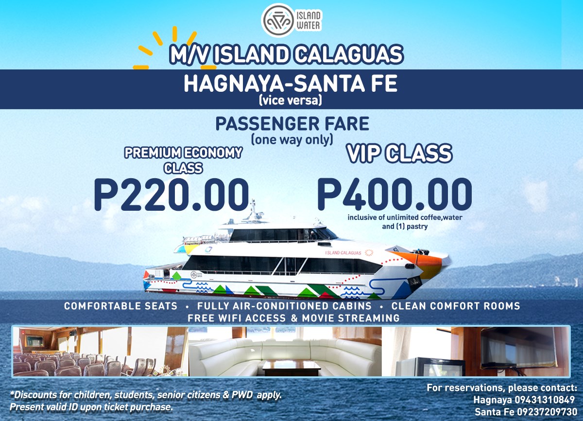 Island Water Hagnaya-Santa Fe Ferry Fare