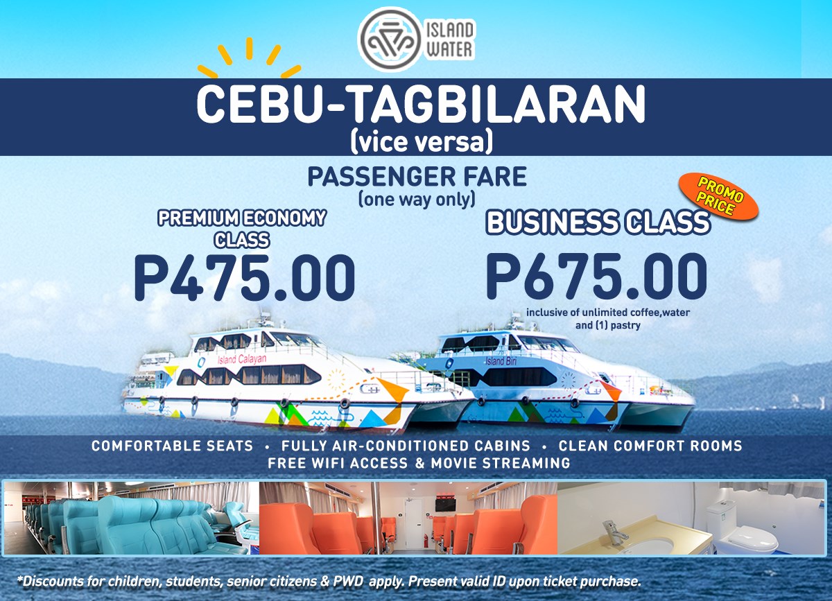 Island Water Cebu-Tagbilaran Ferry Fare