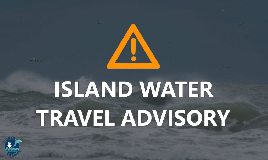 Island Water Travel Advisory