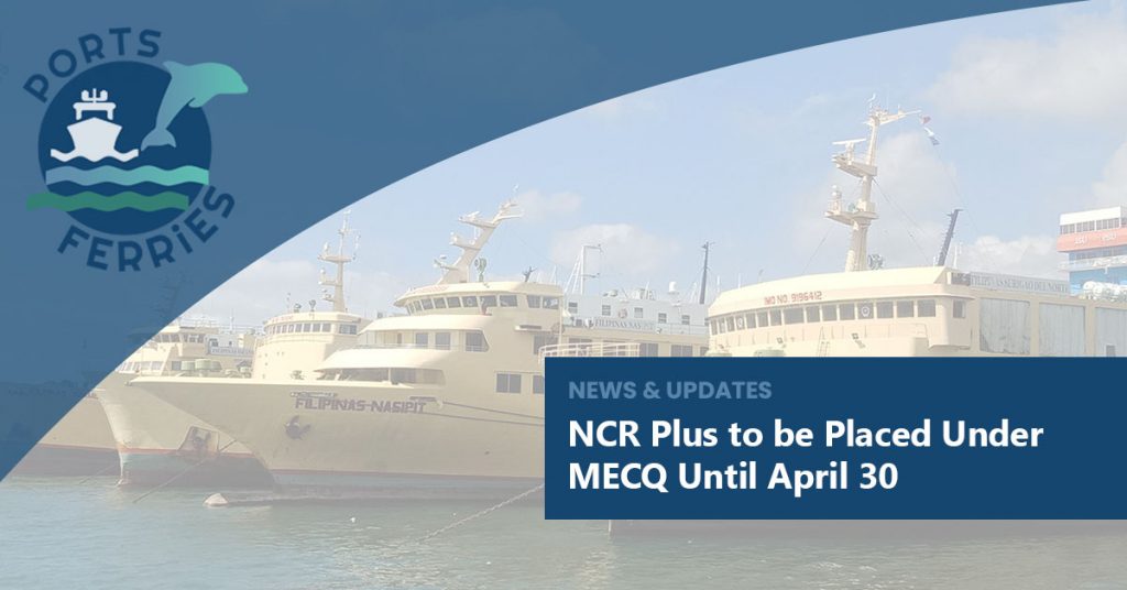 NCR Plus to be Placed Under MECQ Until April 30